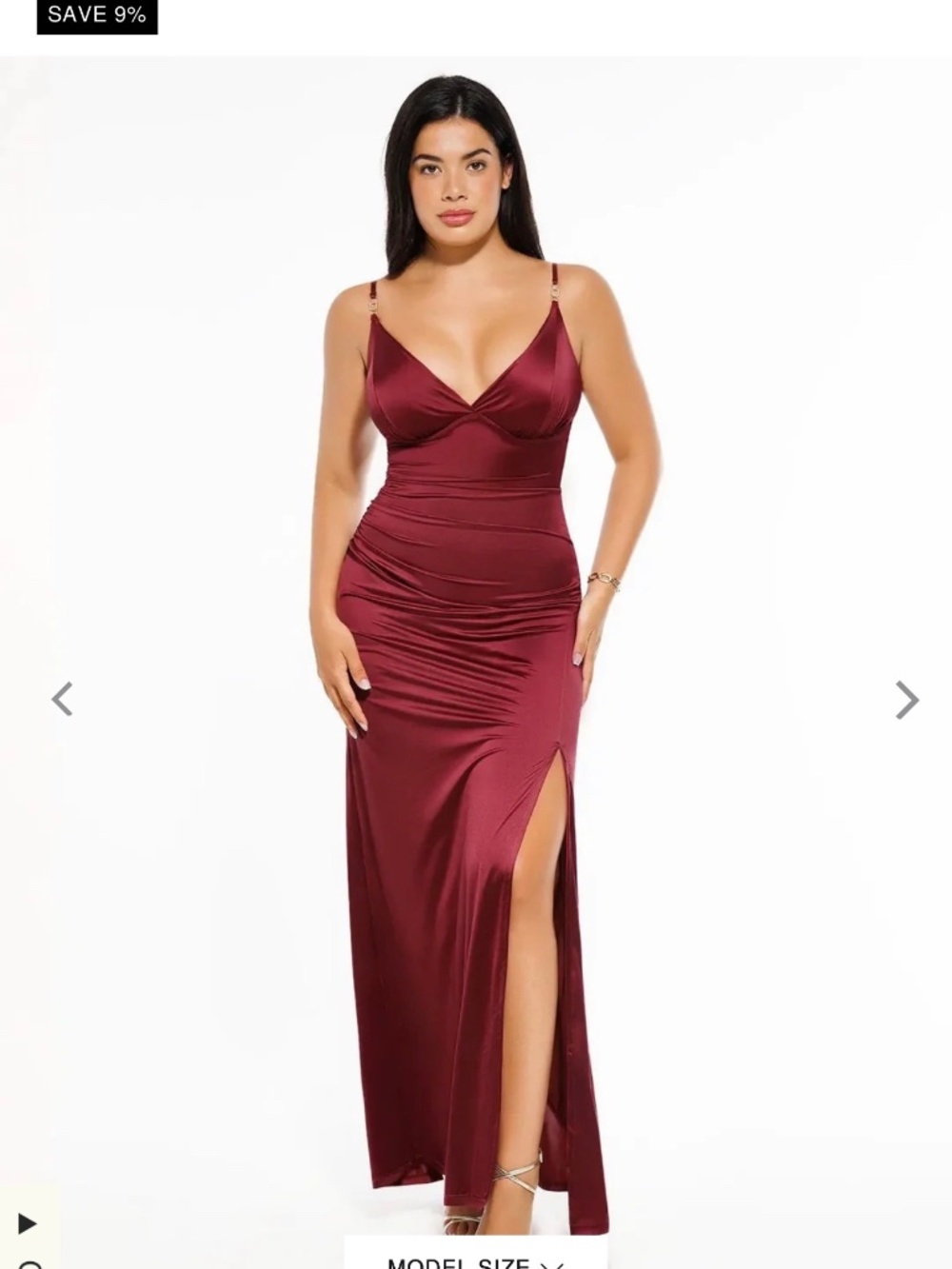 Popilush Red Maxi Dress